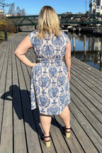 Caramelle Idelle Klänning Dam Blue CARAMELLE FASHION