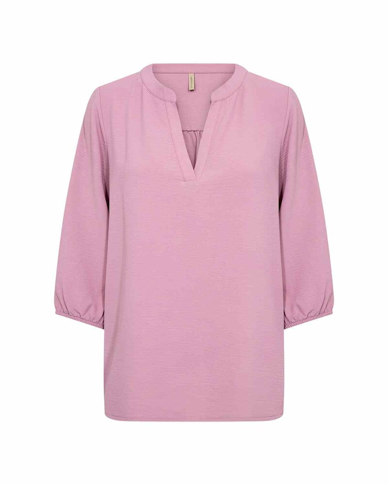 Cath 10 V-Ringad Blus Dam Mauve Orchid | Smilebutiken - Soyaconcept