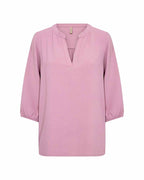 Cath 10 V-Ringad Blus Dam Mauve Orchid | Smilebutiken - Soyaconcept