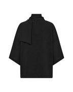 Cath 12 Blus Med Scarfdetalj Dam Black | Smilebutiken - Soyaconcept