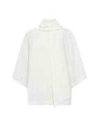 Cath 12 Blus Med Scarfdetalj Dam Offwhite | Smilebutiken - Soyaconcept