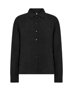 Cath 14 Skjorta Med Textur Dam Black | Smilebutiken - Soyaconcept