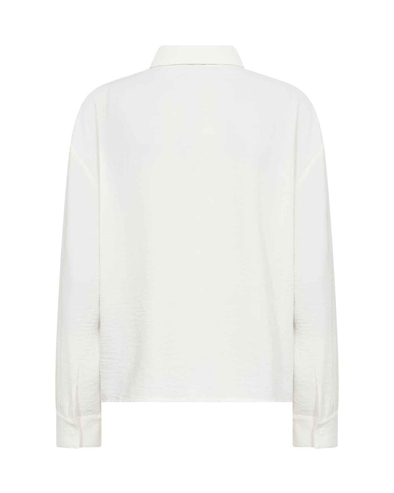 Cath 14 Skjorta Med Textur Dam OffWhite | Smilebutiken - Soyaconcept