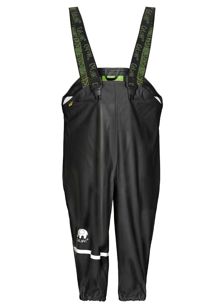 Rainwear PU Regnbyxa Barn Black CeLaVi