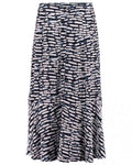 Celia Midi Skirt Women Navy | Smilebutiken - Zabaione