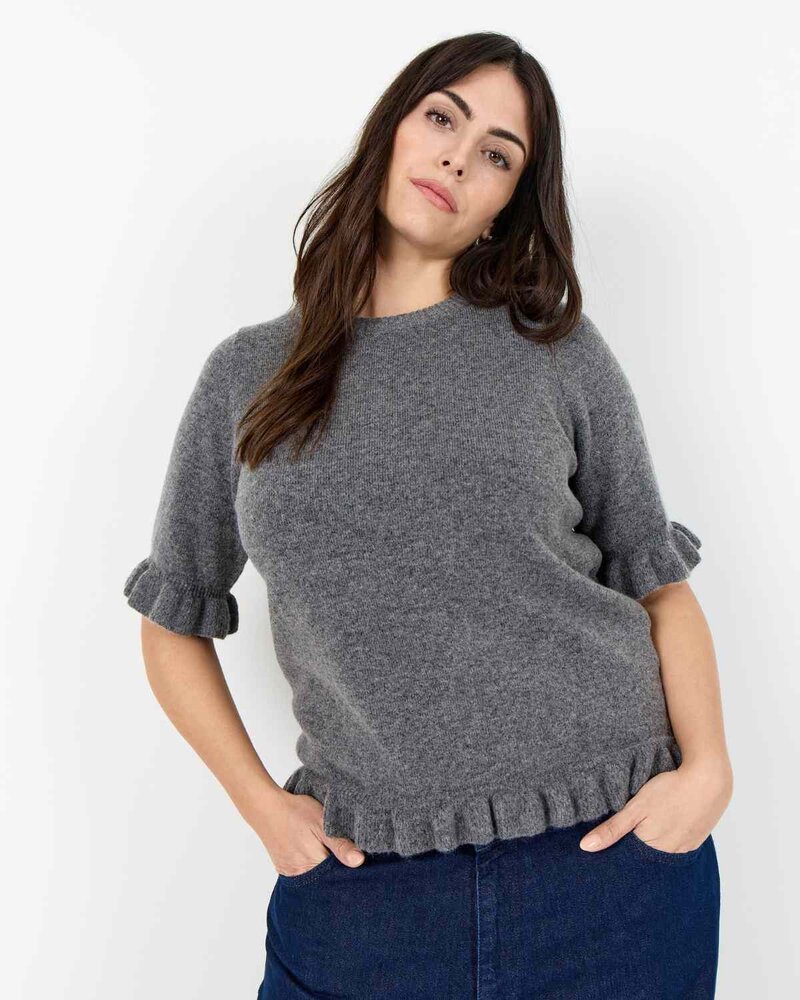 Chanin 5 Pullover Dam Dark Earth Melange | Smilebutiken - Wasabiconcept