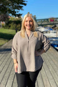 Chica London Alessia Blouse Women Taupe CARAMELLE FASHION
