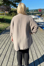 Chica London Alessia Blouse Women Taupe CARAMELLE FASHION