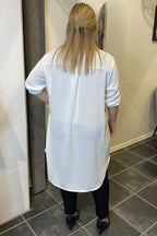 Chica London Eda Långskjorta Dam White CARAMELLE FASHION