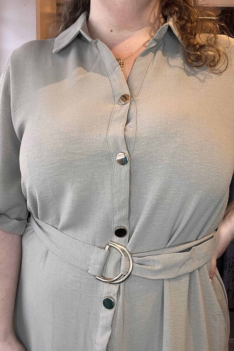 Chica London Lana Skjortklänning Dam Light Khaki Caramelle Fashion