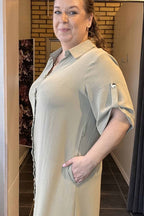Chica London Lana Skjortklänning Dam Light Khaki Caramelle Fashion
