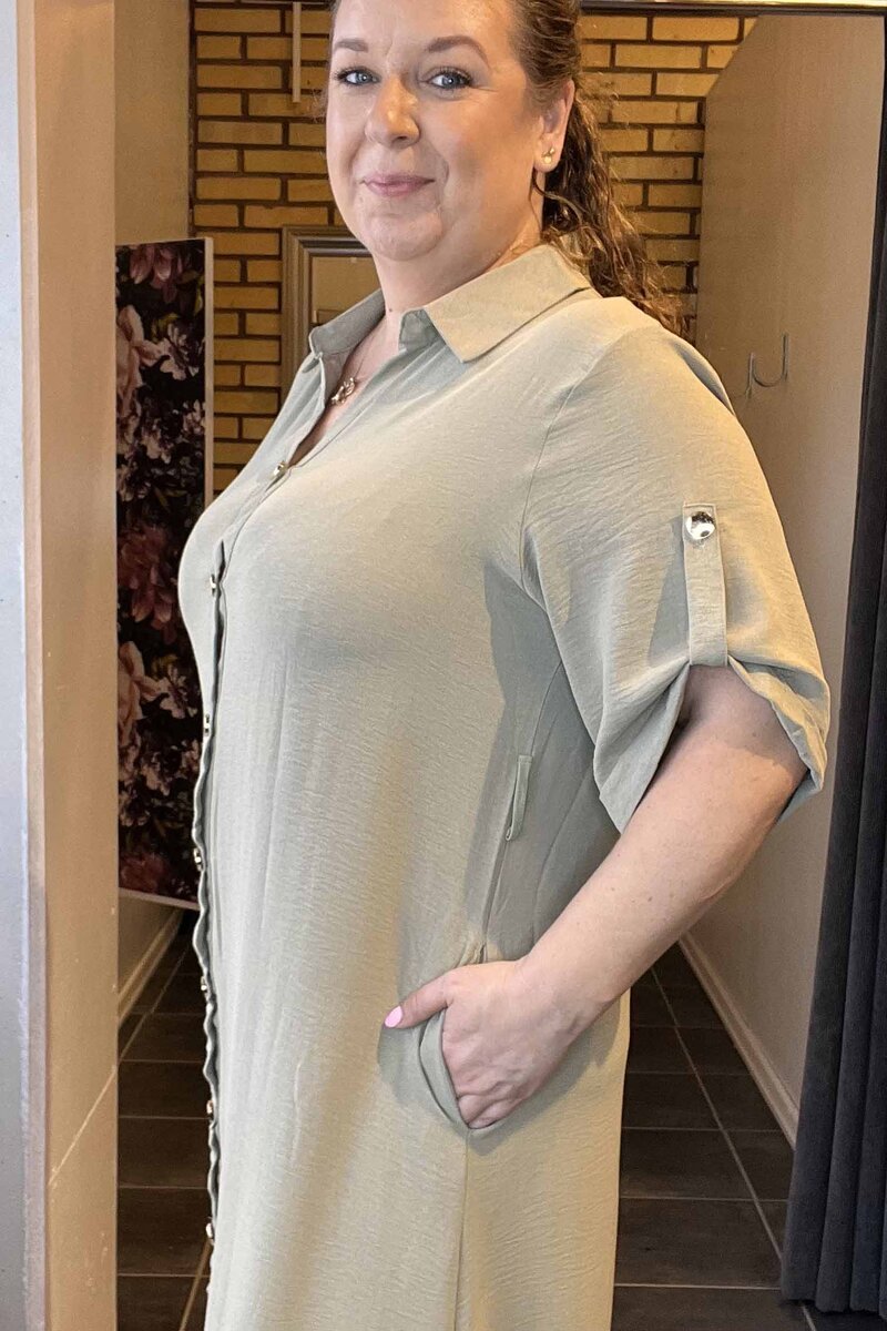 Chica London Lana Skjortklänning Dam Light Khaki Caramelle Fashion