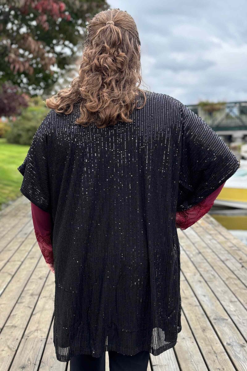 Chica London Lane Kimono Dam Black CARAMELLE FASHION