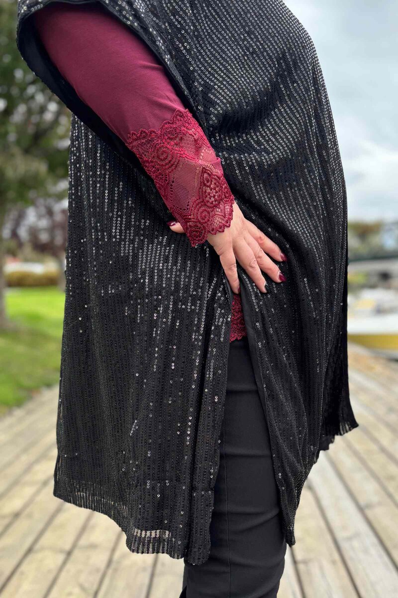 Chica London Lane Kimono Dam Black CARAMELLE FASHION