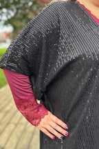 Chica London Lane Kimono Dam Black CARAMELLE FASHION