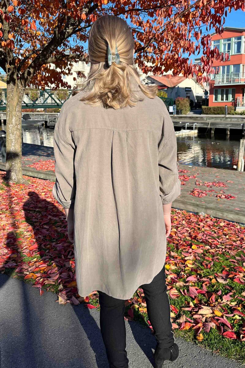 Chica London Lydia Skjorta Dam Taupe Caramelle Fashion