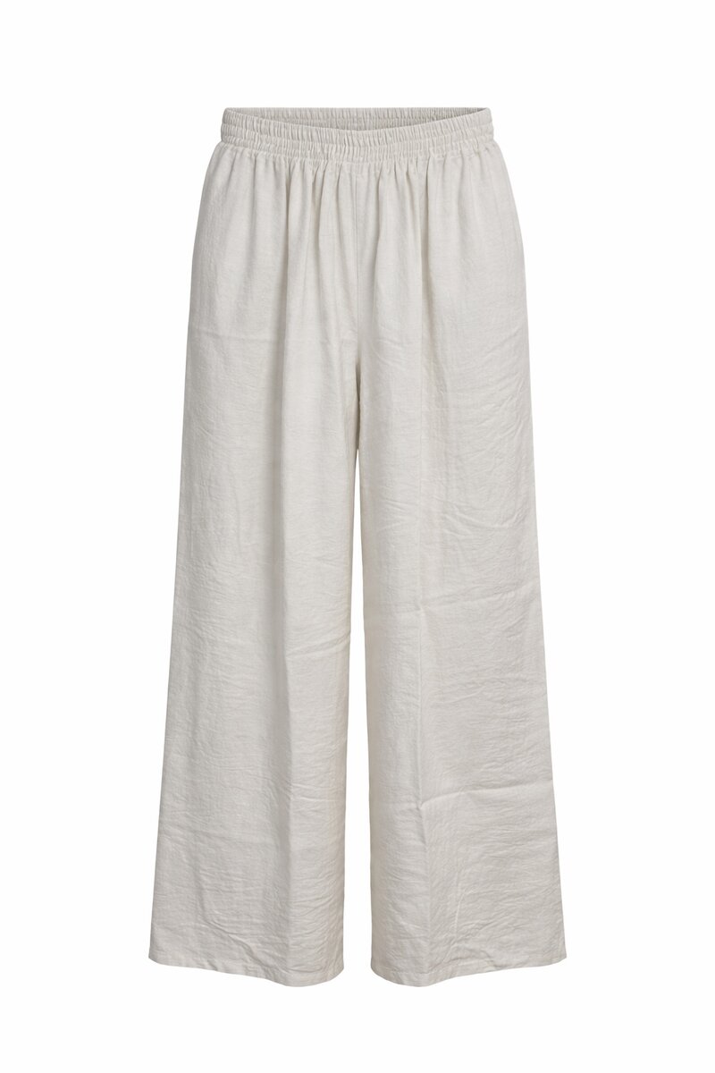 Chica London Magda Vid Byxa Dam Beige Caramelle Fashion