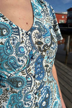 Chica London Nessa Klänning Dam Blue - Caramelle Fashion