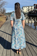 Chica London Nessa Klänning Dam Blue - Caramelle Fashion