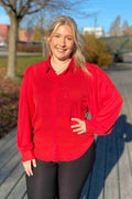 Chica London Nikolina Skjorta Dam Red Caramelle Fashion