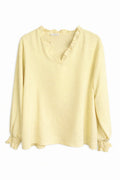 Chica London Padma Topp Dam Yellow CARAMELLE FASHION