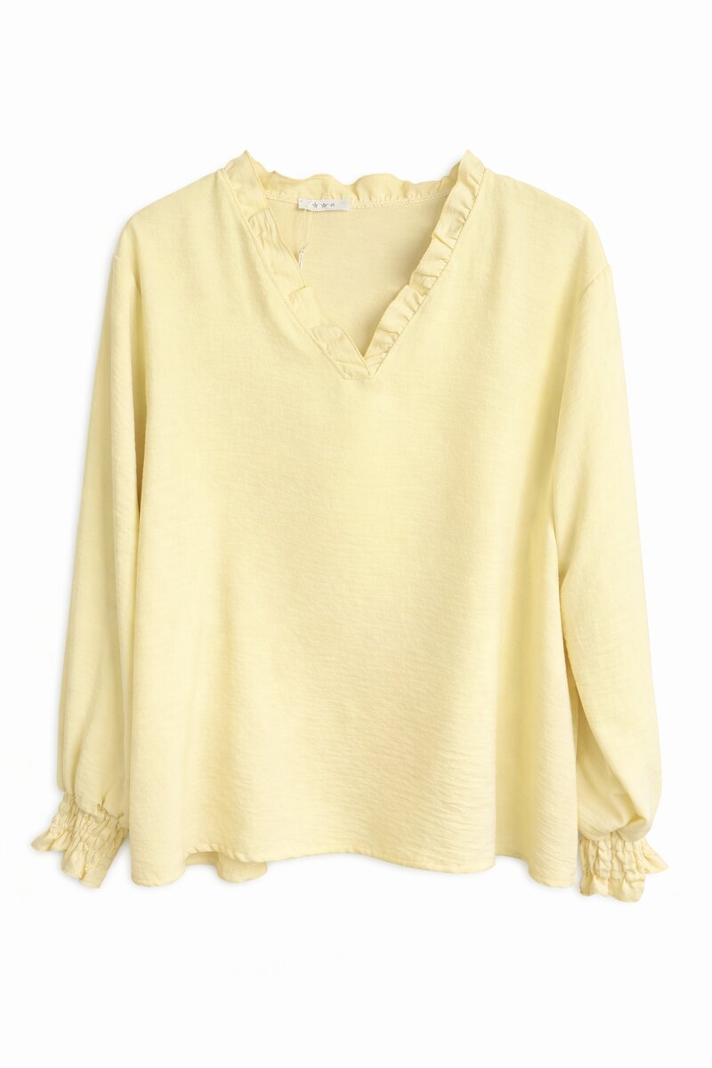 Chica London Padma Topp Dam Yellow CARAMELLE FASHION