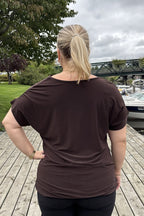 Chica London Parvati Top Women's Choco Caramelle Fashion