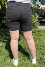 Chica London Shorts Denim Dam Black Caramelle Fashion