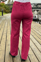 Chica London Zuri Byxa Dam Bordo Caramelle Fashion