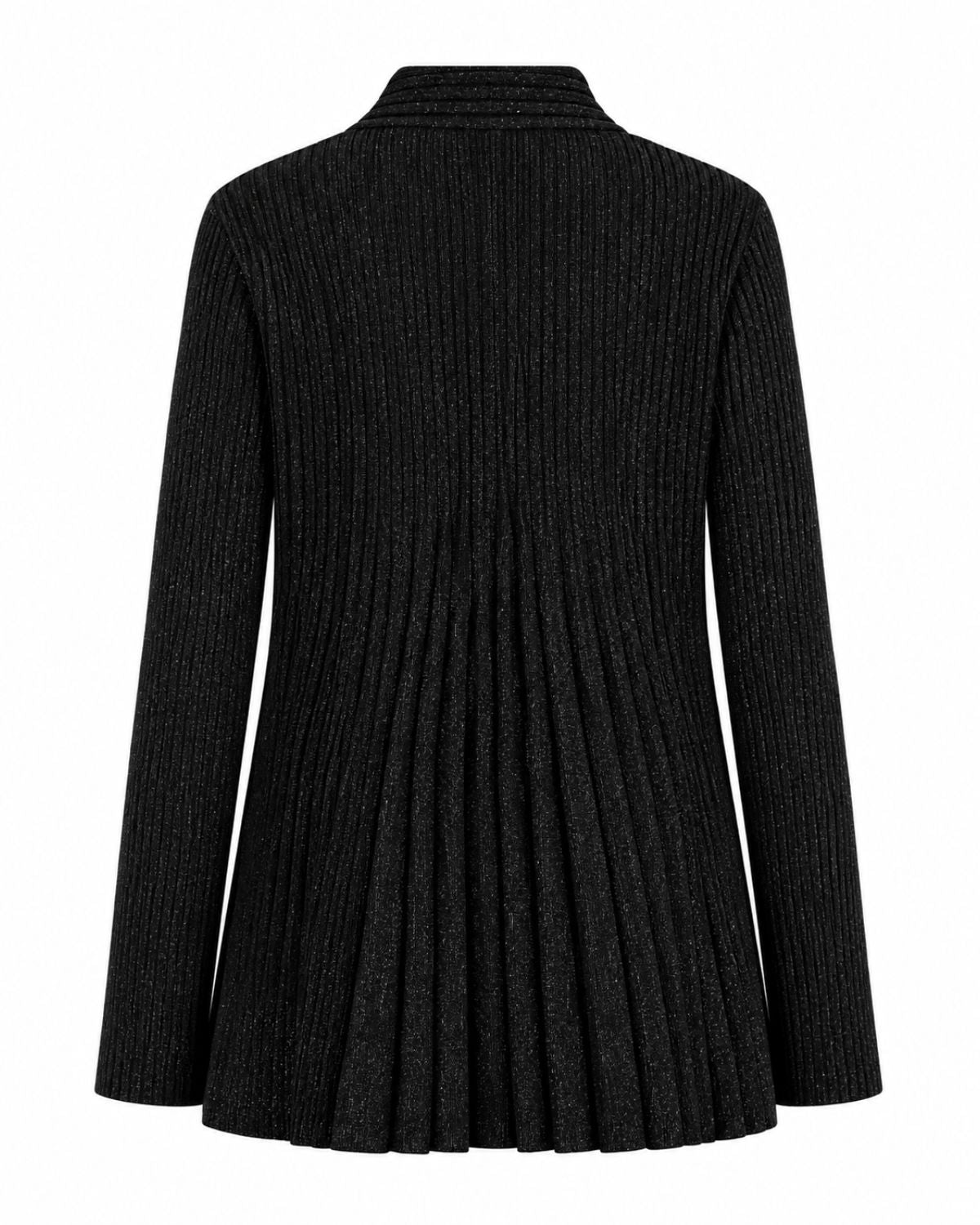 Claulux Glittrig Kort Kofta Dam Svart Black| Smilebutiken - Freequent