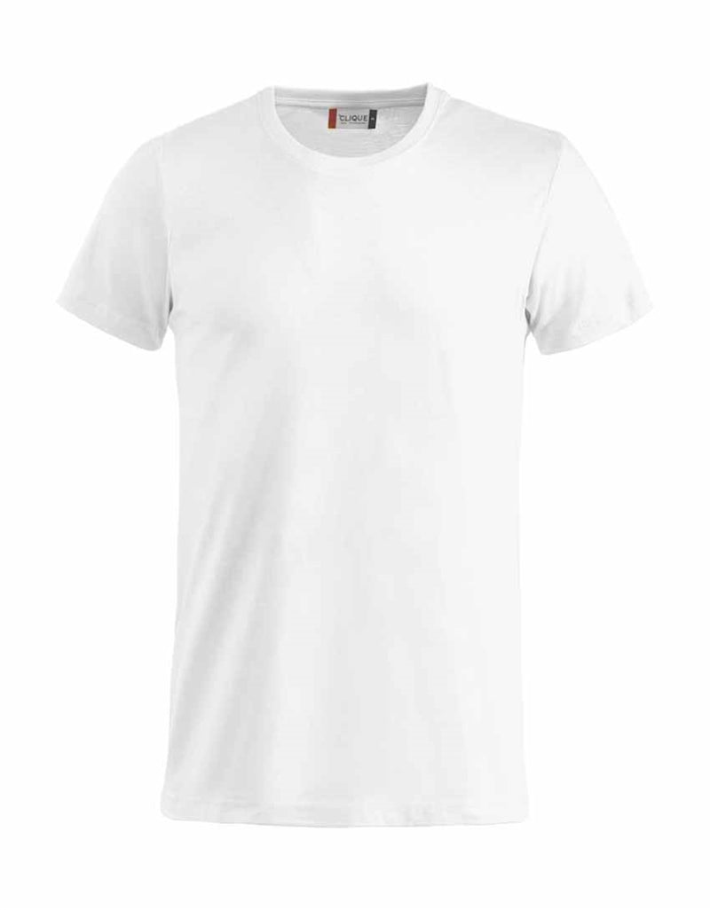 Basic T-shirt Vit Unisex - Clique