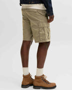 Cole Frank Cargo Shorts Men Olive Night | Smilebutiken - Jack & Jones