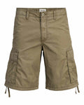 Cole Frank Cargo Shorts Men Olive Night | Smilebutiken - Jack & Jones