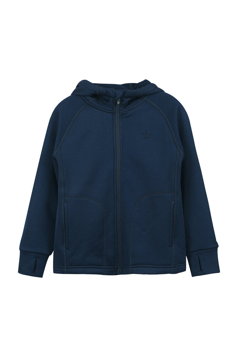 Fleece Jacket With Hood Junior Total Eclipse Color Kids