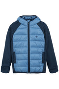 Hybrid Fleece Jacket Junior Coronet Blue Color Kids