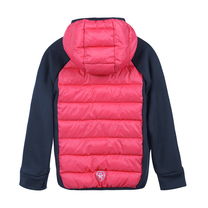 Hybrid Fleecejacka Junior Teaberry Color Kids