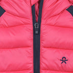 Hybrid Fleece Jacket Junior Teaberry Color Kids