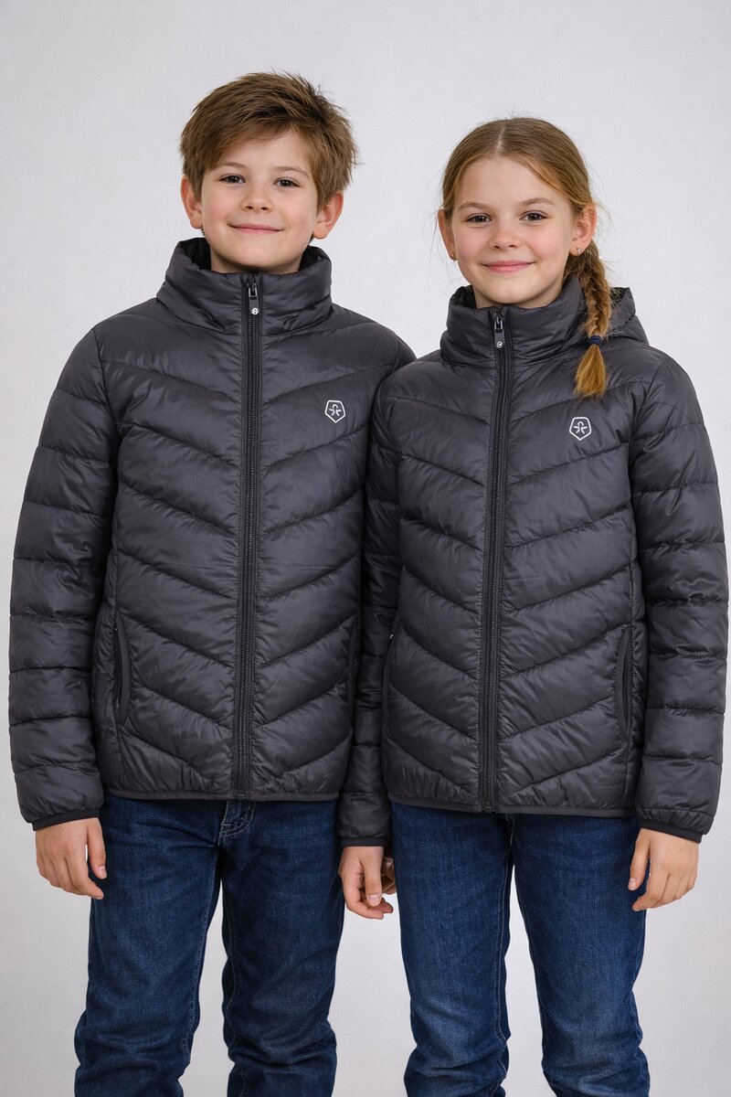 Quilted Lightweight Jacket Kids Junior Phantom Color Kids