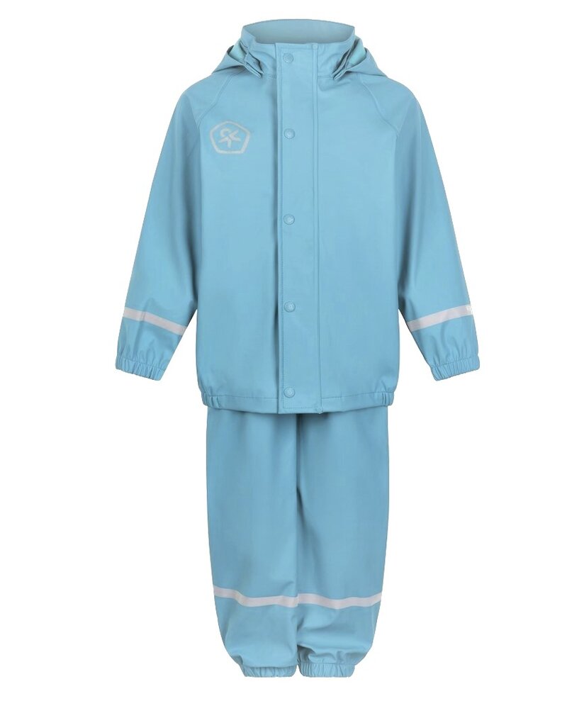 Rain Set Solid Barn Delphinium Blue Color Kids