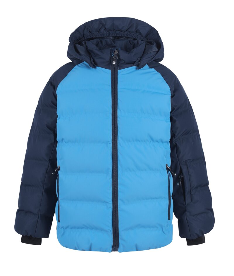 Ski Jacket Quilted Winter Jacket Children Junior Blue Color Kids