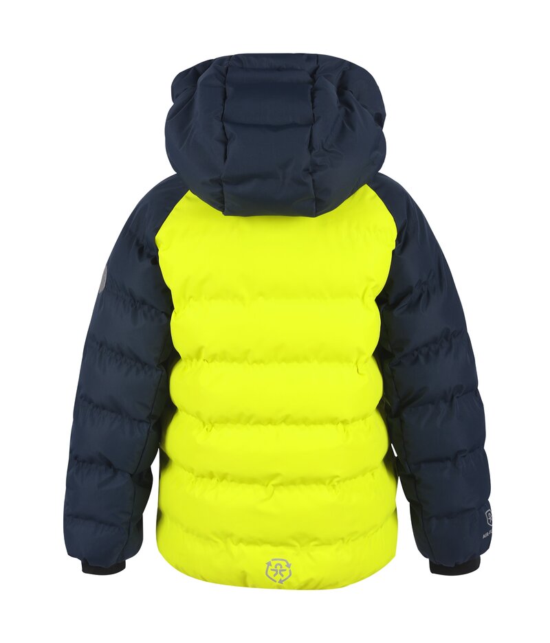 Ski Jacket Quilted Vinterjacka Barn Junior Sulphur Spring Color Kids