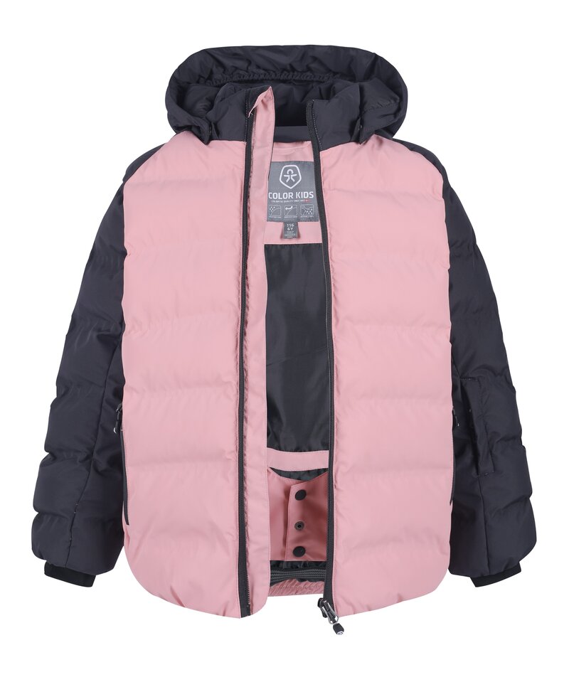 Ski Jacket Quilted Vinterjacka Barn Junior Zephyr Color Kids