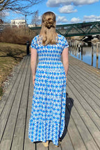 Comeng Fashion Brianna Klänning Dam Blue DH Mode