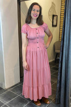 Comeng Fashion Emersyn Klänning Dam Light Pink DH Mode