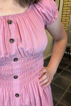 Comeng Fashion Emersyn Klänning Dam Light Pink DH Mode