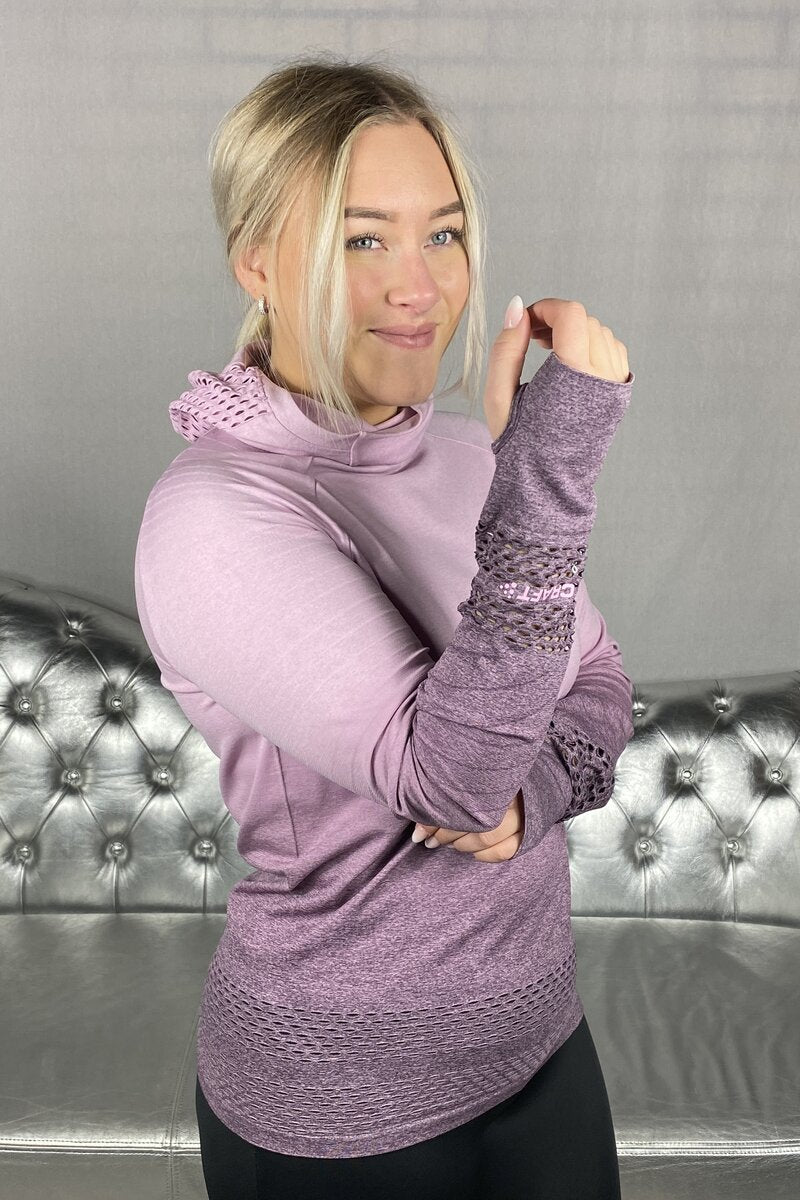 Craft Core Hoodie Women Misty Melange - Craft