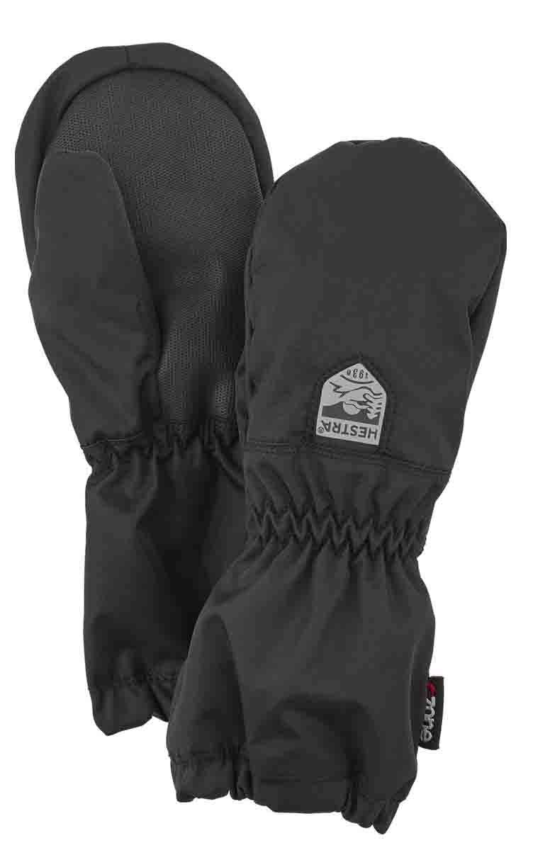 Czone Contact Shell Mitten Black Children - Hestra
