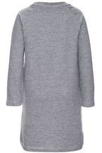 Dalink Mini Ls Dress Grey Melange Klänning Name it