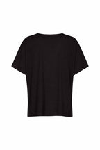 Delia 1 V-ringad T-Shirt Dam Black | Smilebutiken - Soyaconcept