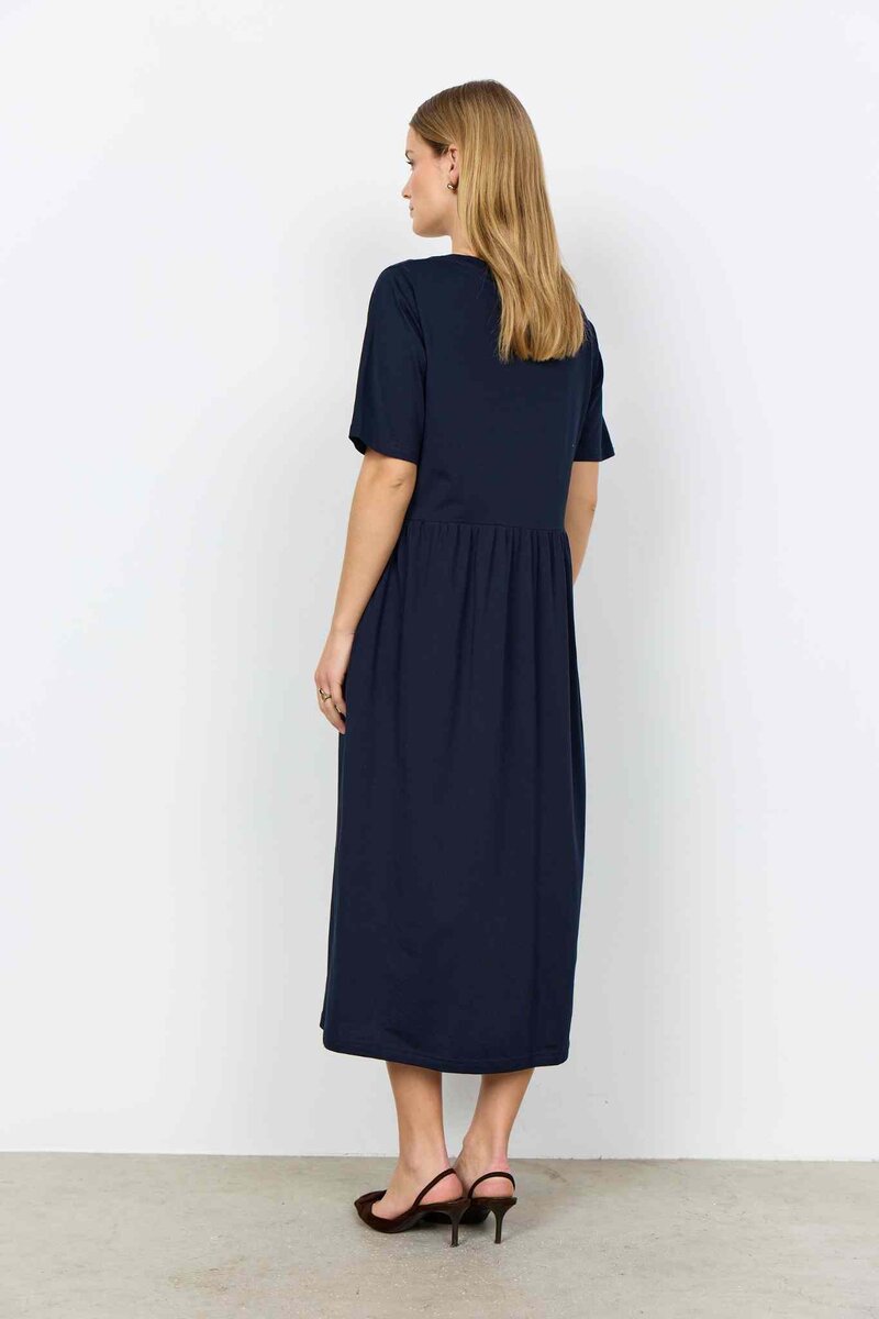 Derby 164 Midi Dress Women Navy | Smilebutiken - Soyaconcept